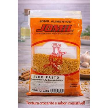 Imagem de ALHO FRITO DESIDRATADO GRANULADO 250g JOMIL