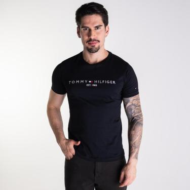 Imagem de Camiseta Tommy Hilfiger 1985 Preta-Masculino