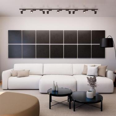 Imagem de Painel Acústico Absorvedor Decorativo 60x60 Soft Linho Maestra Acústic