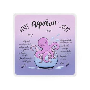 Imagem de Mini Luminária Box Signos Aquário Usb