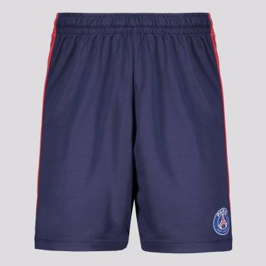 Imagem de Calção PSG Apps Infantil Azul Marinho-Masculino