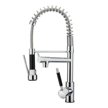 Imagem de Torneira Cozinha Gourmet Ducha Jato Extensor Spray Extensivel Monocomando Misturador