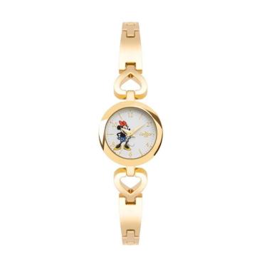 Imagem de Relógio Condor Feminino Ref: Co2035obq/5k Dourado Bracelete Minnie