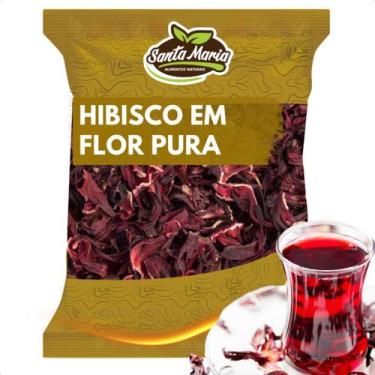 Imagem de Hibisco em Flor Santa Maria Alimentos Naturais, 250g