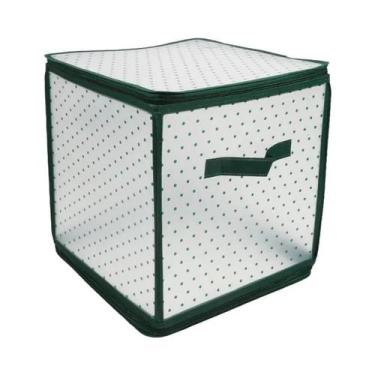 Imagem de Caixa Organizadora De Bolas De Natal Com 64 Divisórias Para Decorações