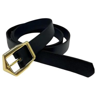 Imagem de Cinto Feminino Causal Presente Barato Promoção  - RIJEERO, Preto, G