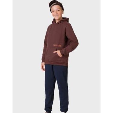 Imagem de Calça Moletom Inverno Elegante Com Bolso Moda Quentinho Novo Dia a Dia - Masculino 1 a 18 anos-Masculino