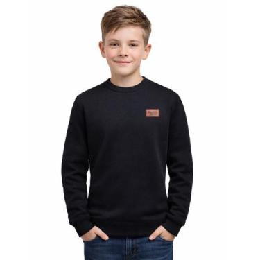 Imagem de Suéter Infantil Blusa De Frio Menino Estilosa Red Nose Com Gola Redond