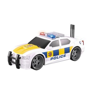 Imagem de Carrinho De Polícia De Fricção Com Luz E Som - City Service - Branco - 1:16 - Yes Toys