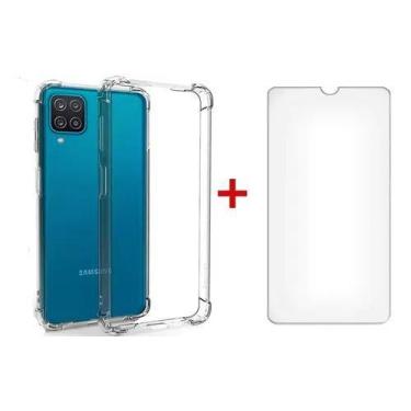 Imagem de Capa Capinha + Pelicula 3D Protetor Para Samsung Galaxy A12 6.5 - Univ