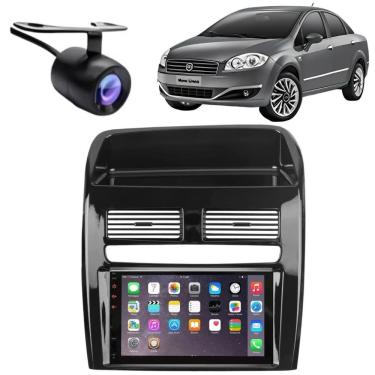 Imagem de Central Multimídia Automotiva 2 Din Mp5 Fiat Linea 7 Polegadas USB Bluetooth com Câmera...