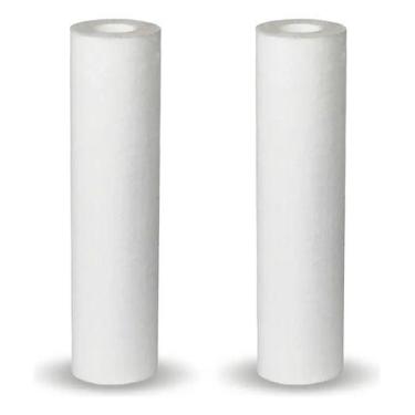Imagem de 2 Refil Filtro Caixa D Água Cavalete Polipropileno 25 Micra Branco - R