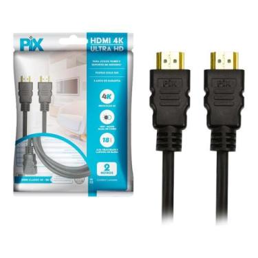 Imagem de Cabo HDMI PIX 2m 2.0 4K 19 Pinos 018-2222