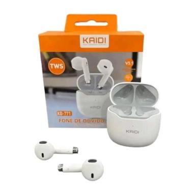 Imagem de Fone de ouvido sem fio True wireless KD- 771 - Kaidi, Branco