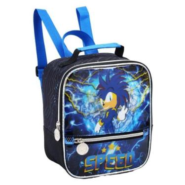 Imagem de Lancheira Térmica Sonic Escolar Speed Infantil Denlex