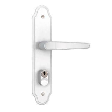 Imagem de Fechadura Externa Para Porta Madeira Broca 40mm Branca Stam