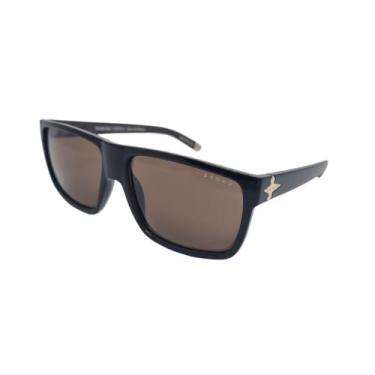 Imagem de Óculos Solar Evoke New Capo V Brwd01 Preto Brilho Lente Marrom, Preto