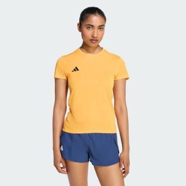 Imagem de Camiseta Adidas Adizero E Feminina Laranja, M
