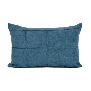 Imagem de Capa Baguete 30x50 cm Nervuras ComTecido Boucle Azul Navy - LA FAVORIT