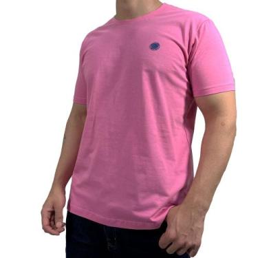 Imagem de Camiseta Masculina Basica Dawson Rosa New, Rosa, XG