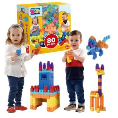 Imagem de Brinquedo Educativo Didático Infantil Diversão Bebe blocos de montar 8