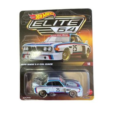 Imagem de Hot Wheels Elite 64 1975 BMW 3.0 Csl Race