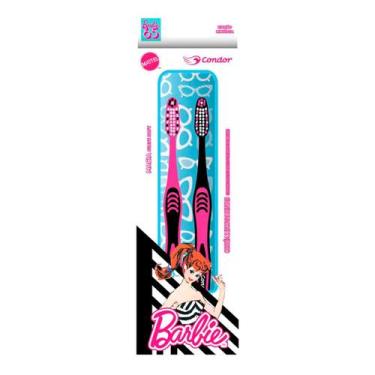 Imagem de Escovas de Dente Barbie Edição Limitada Décadas 50/65 anos Blister Dup