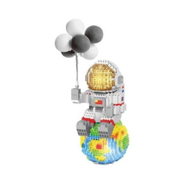 Imagem de Minifigura De Astronauta Com LED, Blocos De Montar Micro Mini, Brinque