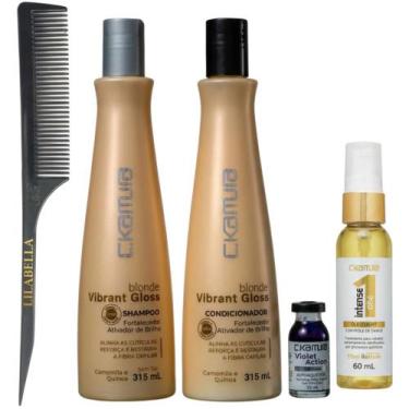 Imagem de Kit Blonde C.Kamura Nutrição Intense + Pente Lilabella