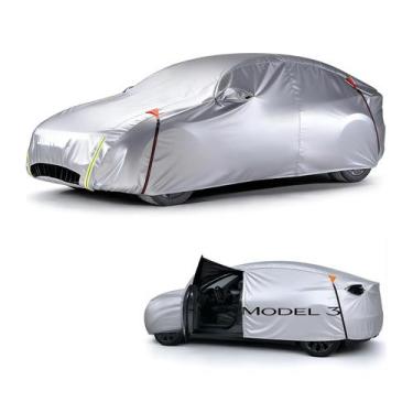 Imagem de Capa para Carro Wigoo Tesla Model 3 Impermeável, Proteção UV e à Prova