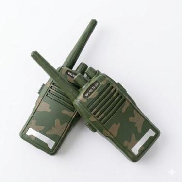 Imagem de Radio walkie talkie camuflado infantil criança - Dexin