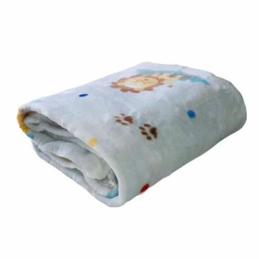 Imagem de Cobertor Manta de Berço Bebê Flannel Kyor Plus Baby 0,90x1,10m Jolitex