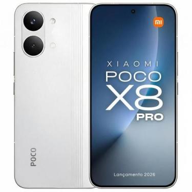 Imagem de Lançamento Xiaomi POCO X8 PRO 2026 512GB Tela AMOLED 120Hz 8GB 50MP câ