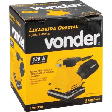 Imagem de Lixadeira Orbital LOV 230 com Coleta de Pó 230W 15000OPM Cinza Nove54 10CM