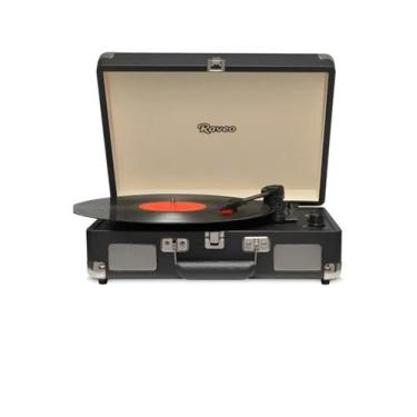 Imagem de Vitrola Raveo Sonetto Preto Bluetooth USB Gravação Bivolt preto