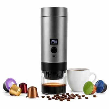 Imagem de Cafeteira Expresso Portátil 3 em 1 USB-C para Cápsulas e Pó 20 Bar Com