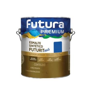 Imagem de KIT 2 Esmalte Sintético Metálico Alumínio 3,6L FUTURIT 64459 - FUTURA