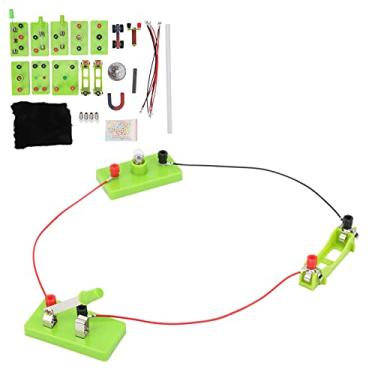 Imagem de 01 02 015 Kit de aprendizado de circuito, kit de circuito elétrico de física para casa