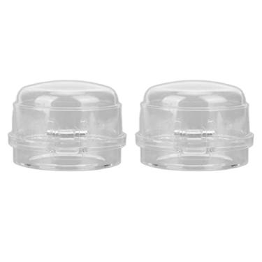 Imagem de Tampas de manípulo para fogão a gás, protetores reutilizáveis de polipropileno para fogão de bebê