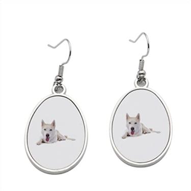 Imagem de Brincos Husky siberiano 3 – Brincos pendentes para meninas – Presente de festa de aniversário dos namorados