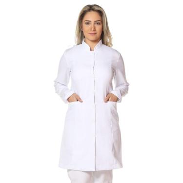 Imagem de Jaleco Feminino Manga Longa corporat Gola Padre