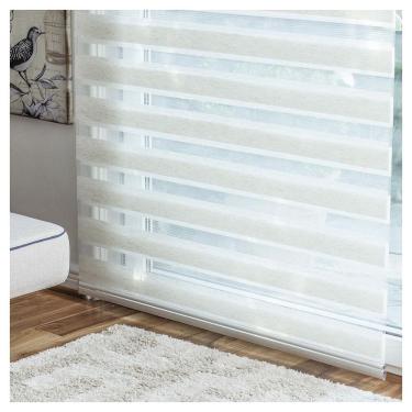 Imagem de Cortina Rolo Dia e Noite Linho Cru 120x165cm Just Home Collection