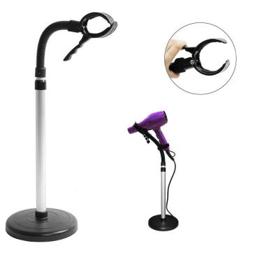 Imagem de Suporte Secador Cabelo Chao Flexivel Ajustavel  Salao Cabeleireiro Giratorio Petshop