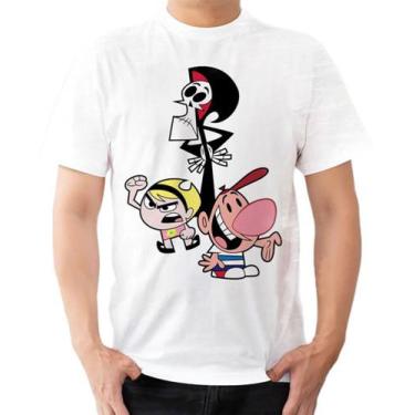 Imagem de Camisa Camiseta Personalizada Billy E Mandy Desenho 10 - Estilo Kraken