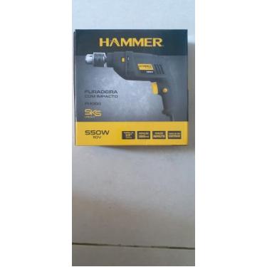 Imagem de Furadeira Com Impacto Hammer, 127-V Rot.2800Rpm E 550-W - Hammer