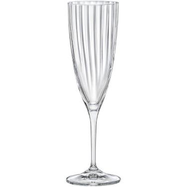 Imagem de BOHEMIA KATE OPT TAÇA CHAMPANHE 23x7x7cm 220ml CRISTAL TRANSP 6PÇ