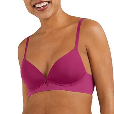 Imagem de Maidenform Sutiã feminino One Fab Fit sem fio Demi Dm2301, Razzleberry, 40C