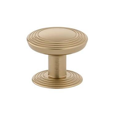 Imagem de Richelieu Hardware BP707032CHBRZ Marsala Collection 1 1/4 polegadas (32 mm) Puxador transitório bronze champanhe acabamento bronze champanhe