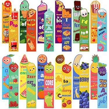 Imagem de Geyee 72 marcadores de página perfumados de frutas para arranhar e cheirar, marcadores divertidos para sala de aula, marcadores fedorentos a granel para crianças, estudantes, adolescentes, escola, 24
