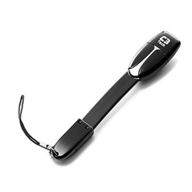 Imagem de Adaptador Pingente C3Tech Preto - USB/Micro, Possui entrada para conectar cartão Micro SD, Perfeito para recarregar dispositivos com entrada Micro USB - AD-118MIBK